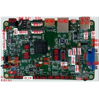 A20 development board (Taurus) with a 5 inch 800x480 LCD screen, touch screen, double CAM, double TF