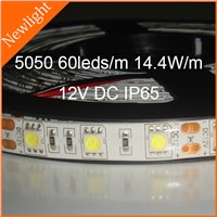 Epistar SMD5050 Flex LED Stripe Light 60LEDs/m 14.4W/m DC12V IP65 waterproof