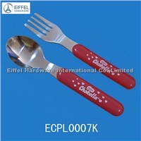 Children cutlery with plastic handle (ECPL0007K)