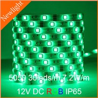 Epistar SMD5050 Flex RGB LED Strip Light 30LEDs/m 7.2W/m DC12V IP65 waterproof