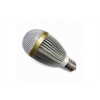 E27 High-power LED Bulb with 100 to 240V AC Input Voltage, Die-cast Aluminum