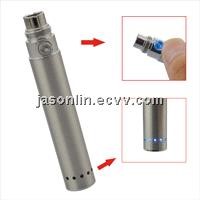 Electronic Cigarette Rechargeable Stainless Steel EGO-T LED Battery with 5-piece LED Lights