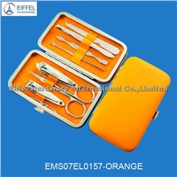 Promotional manicure kit in orange case(EMS06SS0157-orange)