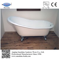 freestanding colored small children and teen bath / tub