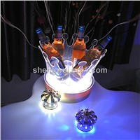 Big acrylic LED ice bucket wine/beer/champgne bucket for drinks