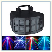 3CH 10W RGBW Disco LED Butterfly Effect Light With Polychromatic Beam