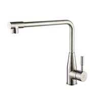 Single lever stainless steel kitchen sink faucet AGCP06