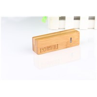 new product portable wooden power bank .gift