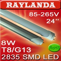8W 60CM LED Tube