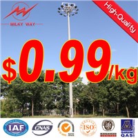 High Mast Light  Pole used in Stadium