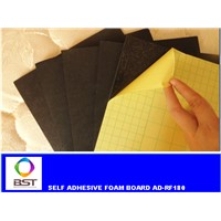 self adhesive black foam board