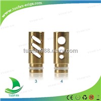 2014 Goldplated Upgraded Hollowed-out Drip Tips with wide bore style