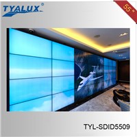 55 inch wall mounted narrow bezel supermarket mall lcd advertising display video wall