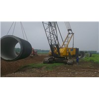 Supply Used Construction Machine Crawler Crane Kobelco 130 Ton