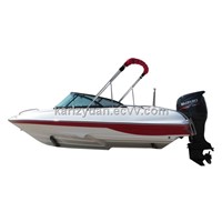 bowrider speed boat fishing boat