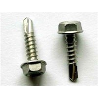 Hexagon head drlling screw with washer