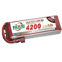 NXE POWER 4200mAh 45C Lipo battery for RC Helicopter  6s rc battery, 22.2v lipo battery pack