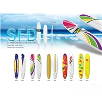 Special Surfboard Design Mini USB Flash Drive Disk