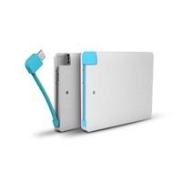 Slim Plastic Customized LOGO Card Power Bank Mobile Battery