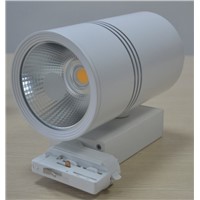 30W COB LED track light White Shell exterior Sharp or Epistar Chip made by Okledlights