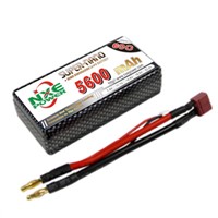 5600mAh 3.7V 1S 2P 60C Lipo battery for RC Car  1s rc car battery, 3.7v rc car lipo battery pack