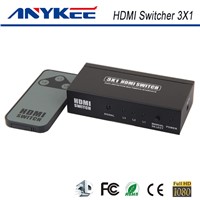 Factory produce  3D 1080P 3x1 3 in 1 out  3 port  HDMI switch