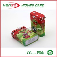 HENSO Waterproof Sterile Tin Box Custom Printed Band Aid