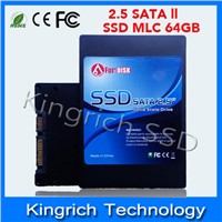 New Fordisk Brand 2.5 Inch SSD 64GB Sata2 4-Channel Solid State Disk MLC SATA ll SSDs flash