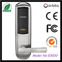 stainless steel hotel lock with smart card and software