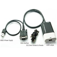 VGA+Audio to HDMI Converter with USB power supply
