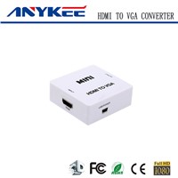 Factory price CEC mini HDMI to VGA converter with audio