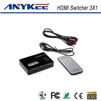 Factory produce 3D HD 1080P 3X1 3 ports mini HDMI 301 switch