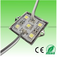 Iron Shell DC12V SMD5050 5LED 1W 90lm Waterproof IP65 Cold White 6000-6500K led module light