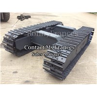 Steel crawler track undercarriage  steel track frame