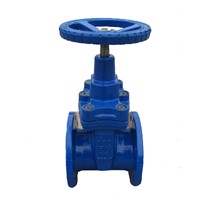 ductile iron housing resilient seated DIN F4 gate valve