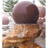 stone fountain with different patterns,colors and sizes