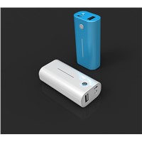 4400mAh smart popular mobile power bank with LED torch