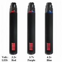 E-cig Rechargeable eGo VV Battery with Variable Voltage, 3.2 to 4.2V, LCD Display