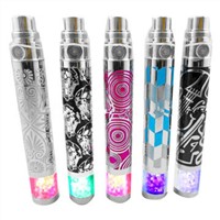 Electronic Cigarette Rechargeable Batteries, eGo-K battery with Shiny Diamond LED Light