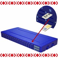 The lowest price goip 16 port 64 sims gsm 3g gateway,16-64 goip voip call terminal relay encryption