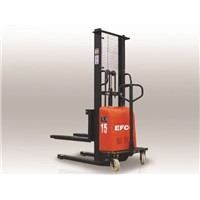 Hot sale china semi electric pallet stacker with CE & one year warranty