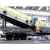 Construction Waste Tyre Mobile Impact Crushing Plant