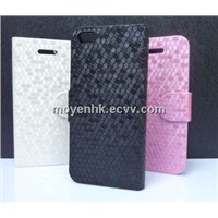 High Quality and Fashion Flip Cover with Diamond texture for iPhone