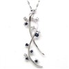 925 sterling silver Crystal Necklace