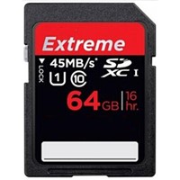 Factory Wholesale Cheap price 64GB SD Extreme SD XC 45MB/s class 10 Free Gift gift Free Shipping