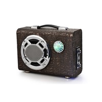 KTV,Wooden speaker, retro style design,Portable easy to carry, loudly speaker KS-350