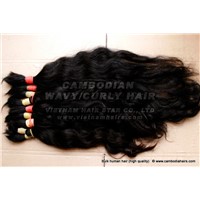 New coming high quality wavy cambodian hair