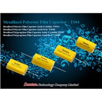 Suntan Metallized Polyester Film Capacitor - Axial - Cycloidal - TS04A