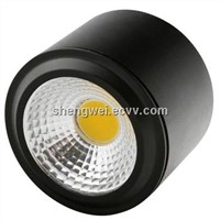 led light on ceiling/ Aluminum CE&ROHS 5W LED Surface Mounted Downlight
