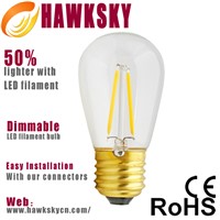 2W U-shape dimmable Little LED Filament bulb